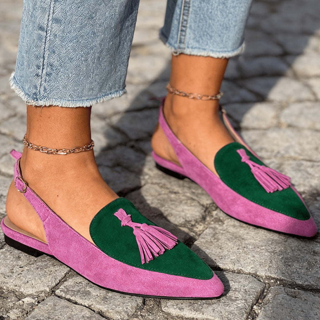 Irene | Slingback Mule sa Čipkastim Detaljima