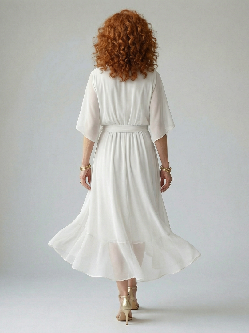 Maelys | Midi Haljina sa Draperom