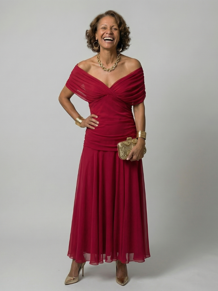 Cecile | Halter Midi Haljina