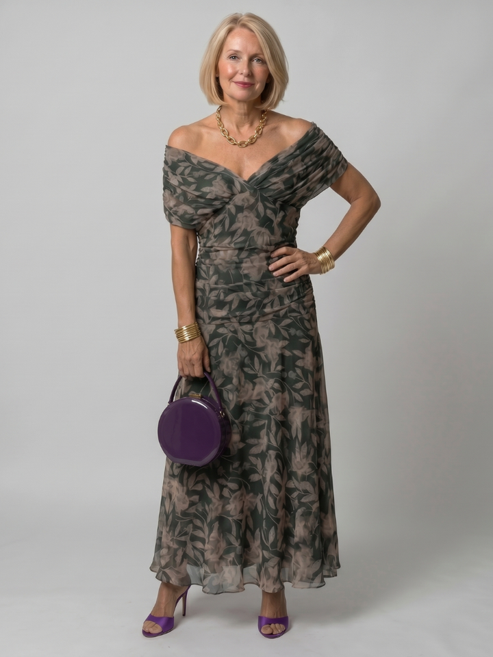 Georgette | Halter Midi Haljina