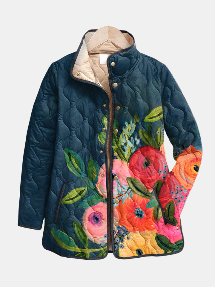 Manoela | Vintage cvjetni print jakna