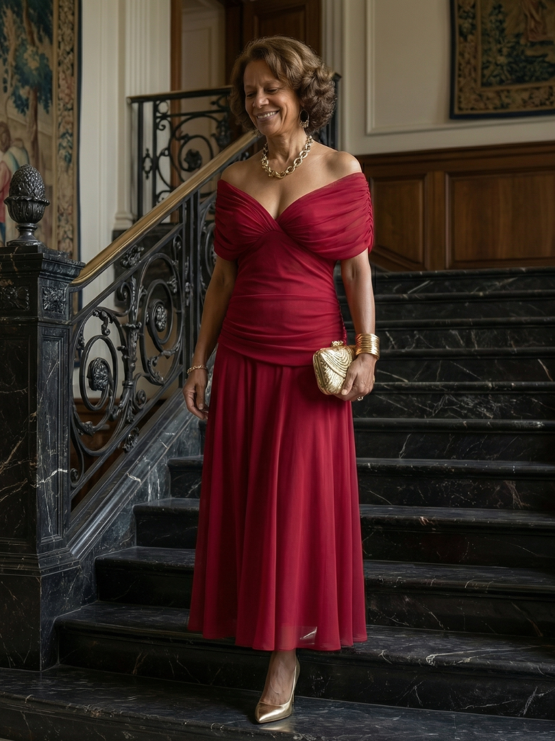 Cecile | Halter Midi Haljina