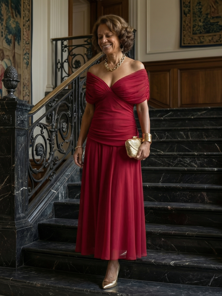 Cecile | Halter Midi Haljina
