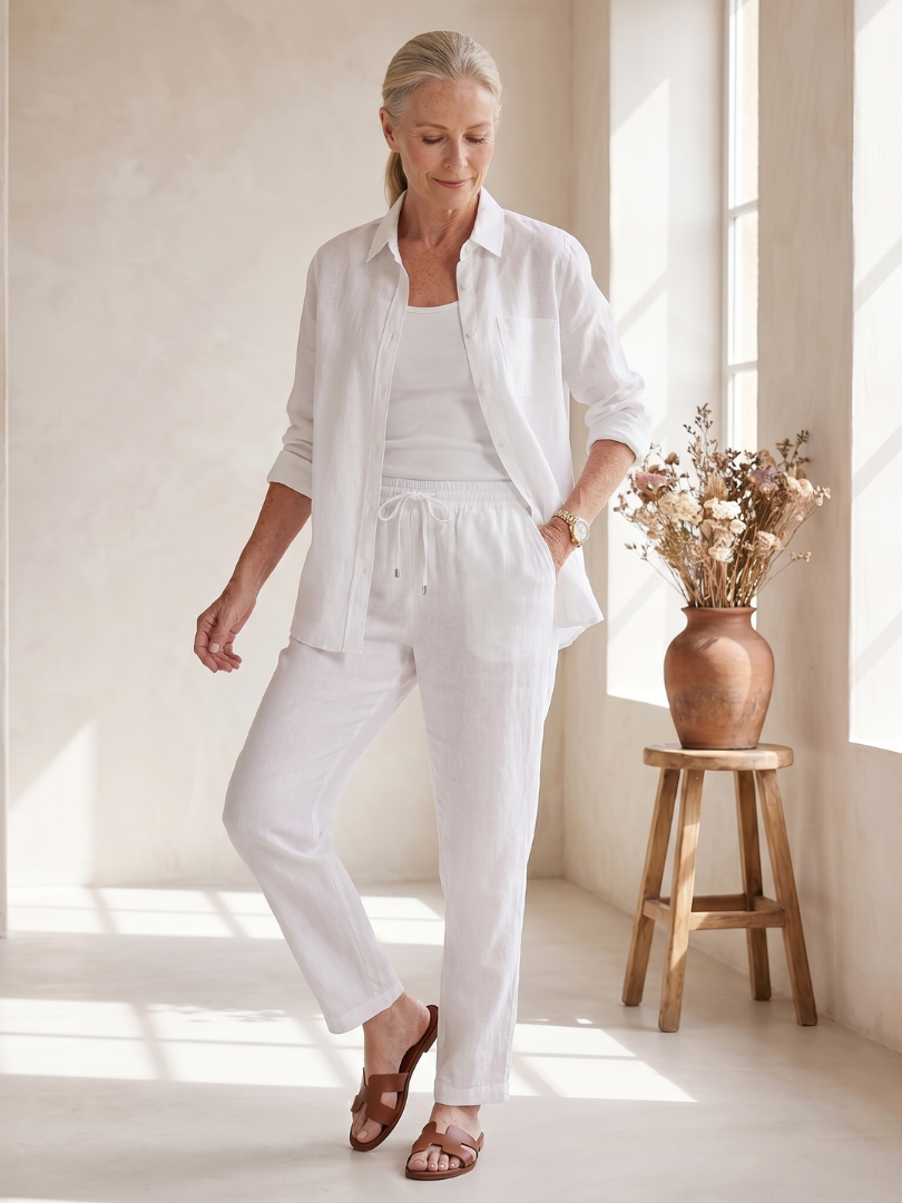 Alina | Komplet sa dugim rukavima i suženim pantalonama