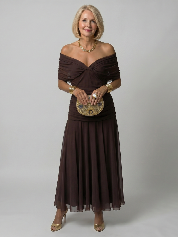 Georgette | Halter Midi Haljina