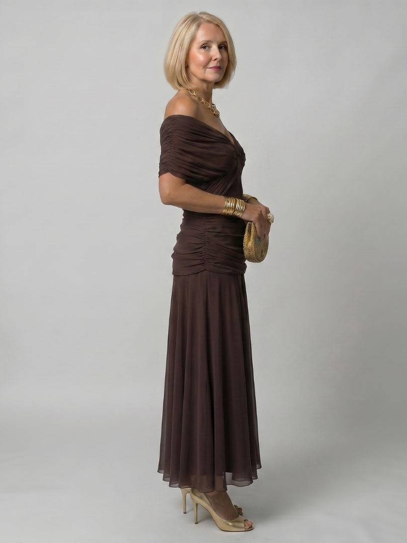 Georgette | Halter Midi Haljina