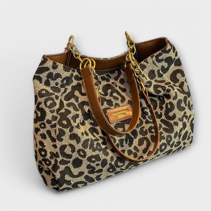 Brielle | Leopard Canvas Tote