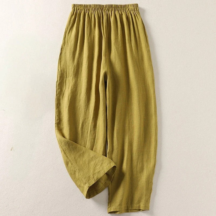 Zorica | Lagane pantalone od pamuka i lana