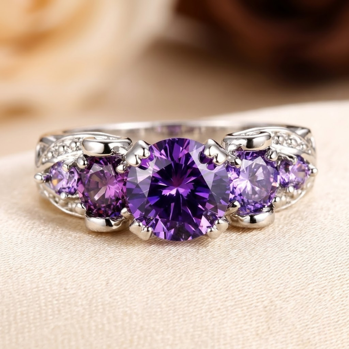 Vintage Prsten od Srebra i Amethysta
