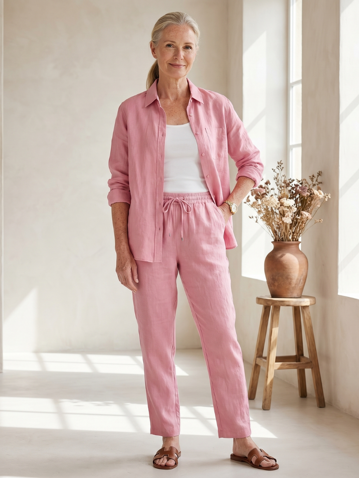 Alina | Komplet sa dugim rukavima i suženim pantalonama