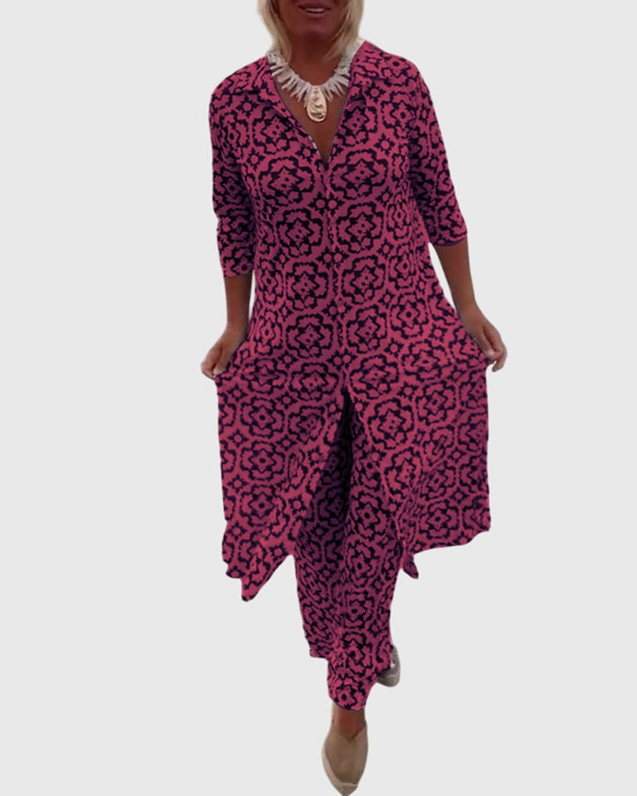 Ines | Elegantna Vintage Dvodelna Komplet