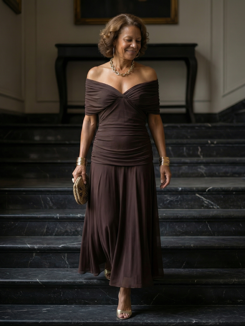 Cecile | Halter Midi Haljina