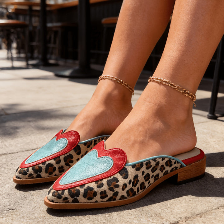 Isolde | Muli bez pete sa leopard printom