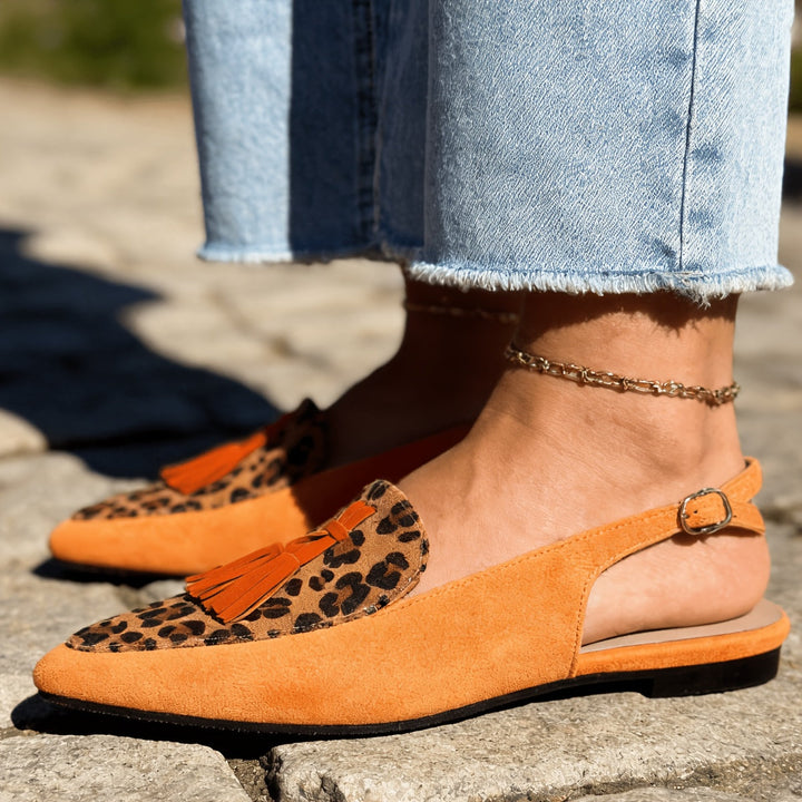 Irene | Slingback Mule sa Čipkastim Detaljima