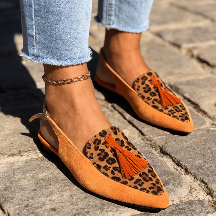Irene | Slingback Mule sa Čipkastim Detaljima
