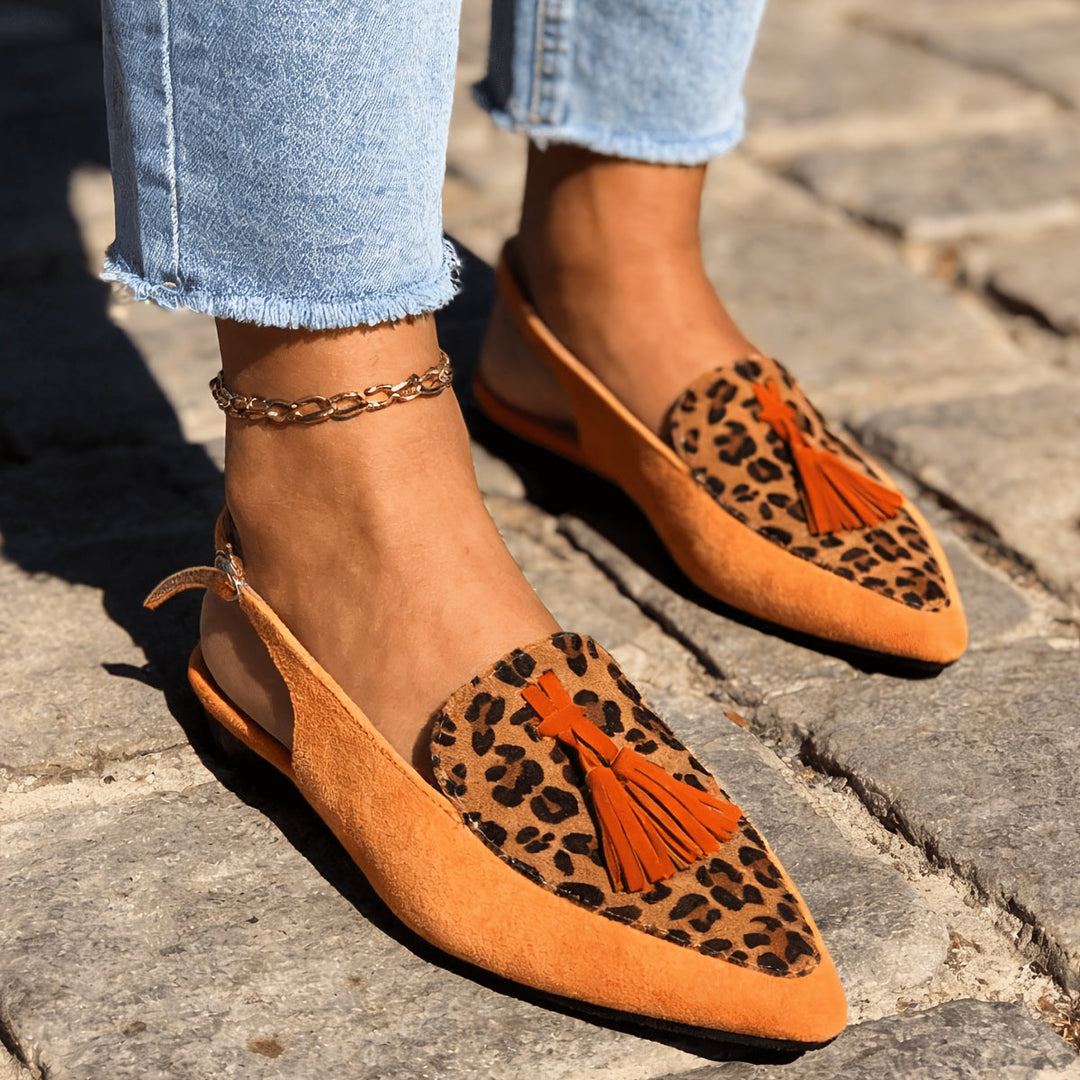 Irene | Slingback Mule sa Čipkastim Detaljima
