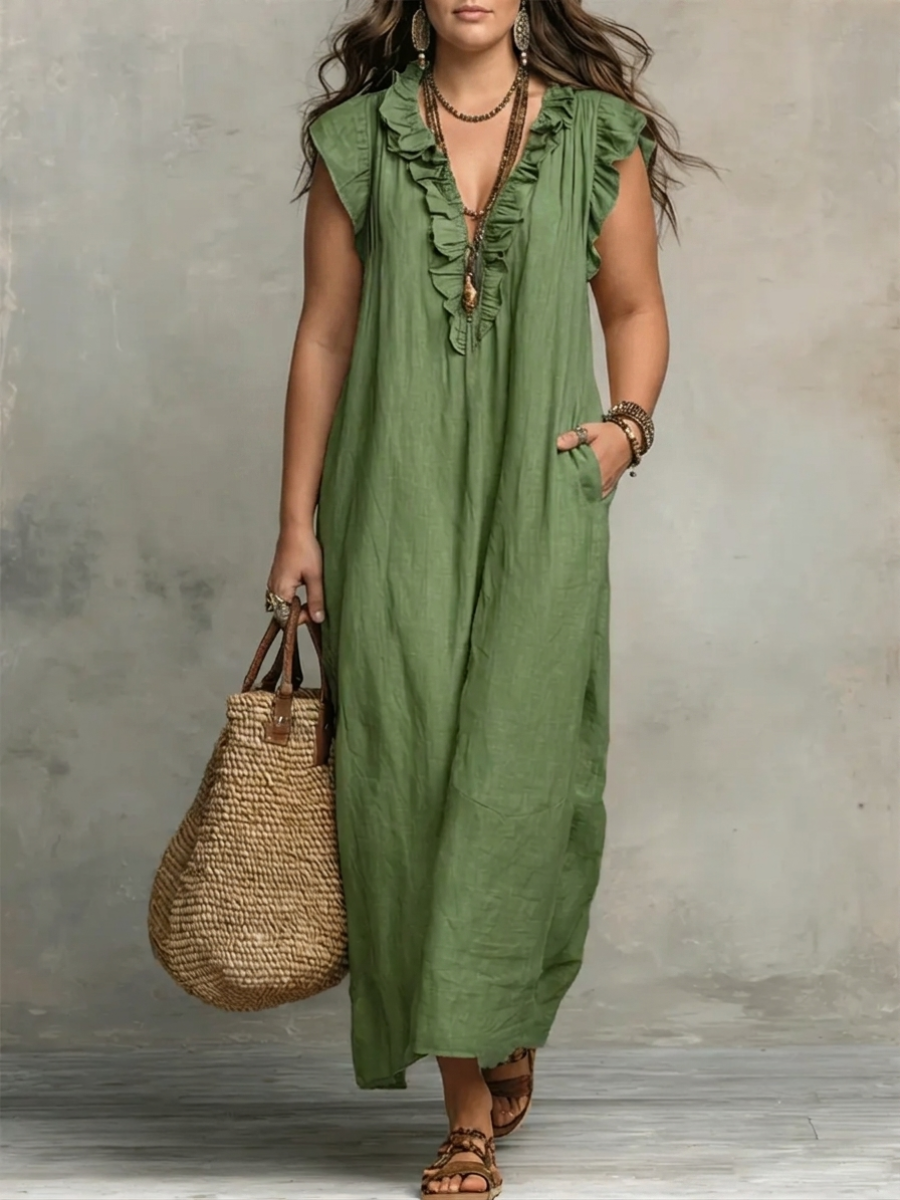Camellia | Elegantna letnja maxi haljina