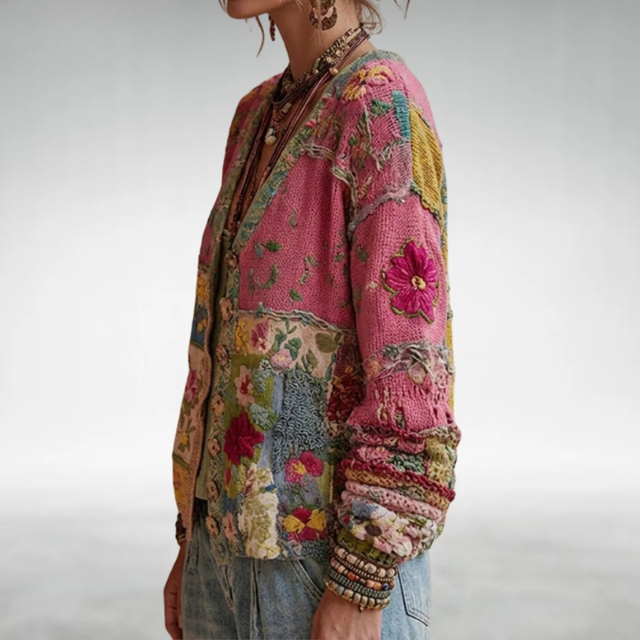 Ombeline | Boho Pletena Jakna