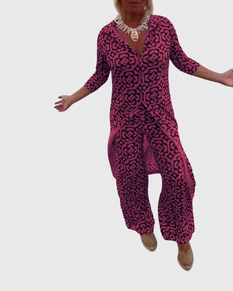 Ines | Elegantna Vintage Dvodelna Komplet