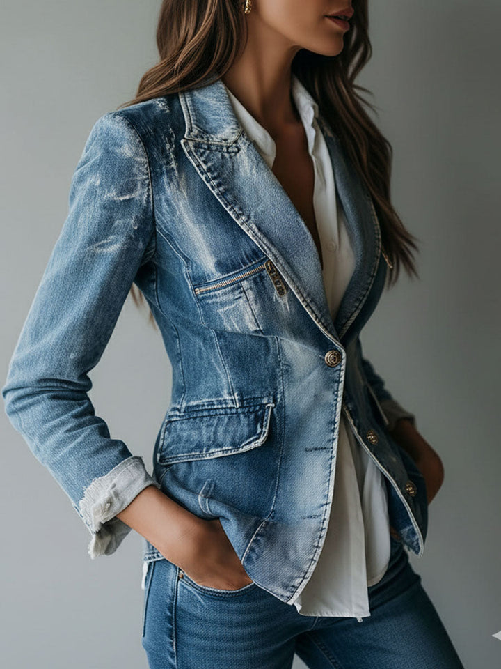 Nathalie Relaxed Fit Prani Džins Blazer