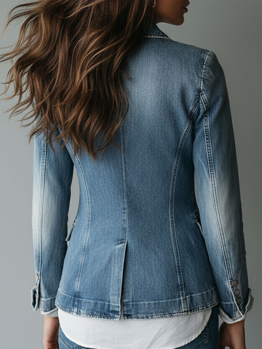Nathalie Relaxed Fit Prani Džins Blazer