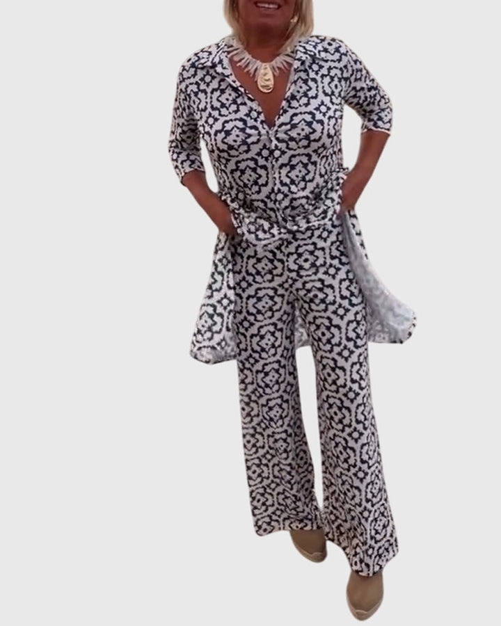 Ines | Elegantna Vintage Dvodelna Komplet