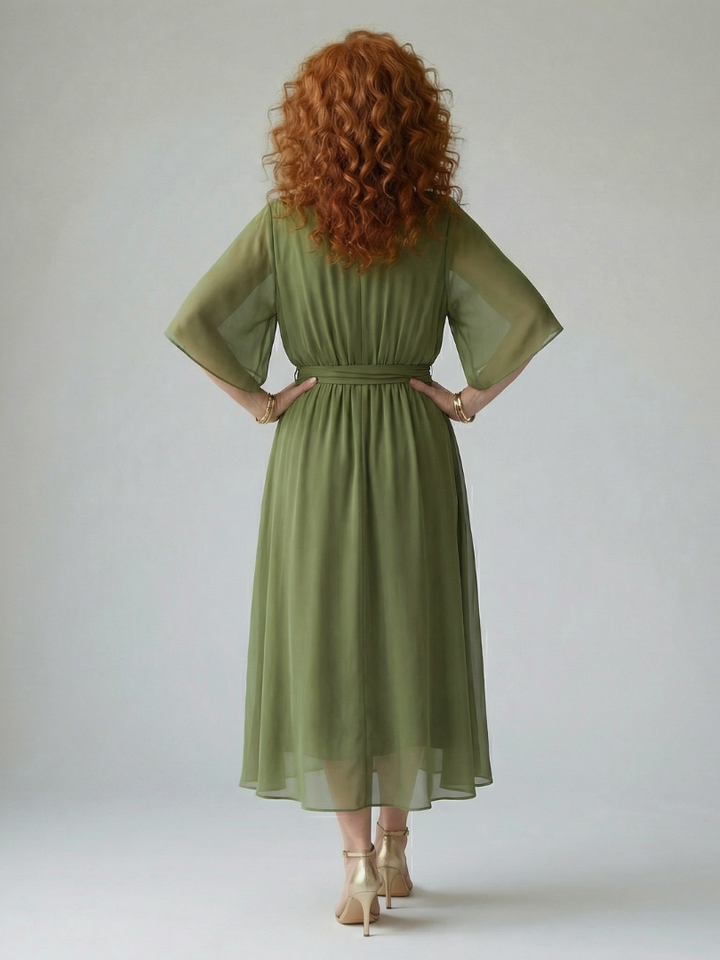 Maelys | Midi Haljina sa Draperom