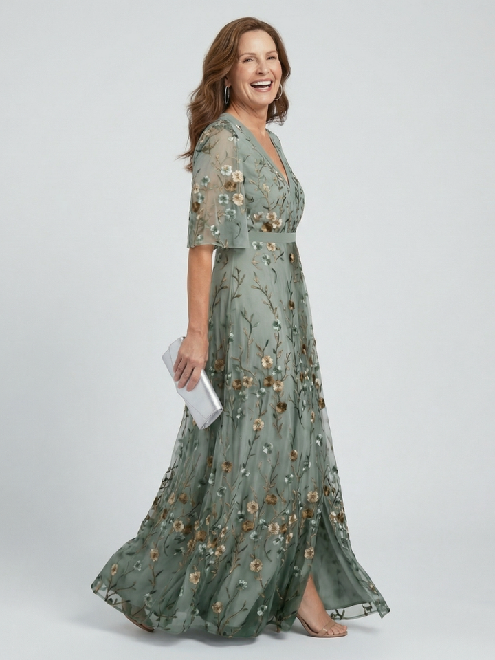 Havane | Halter Bloom Flow Maxi Haljina