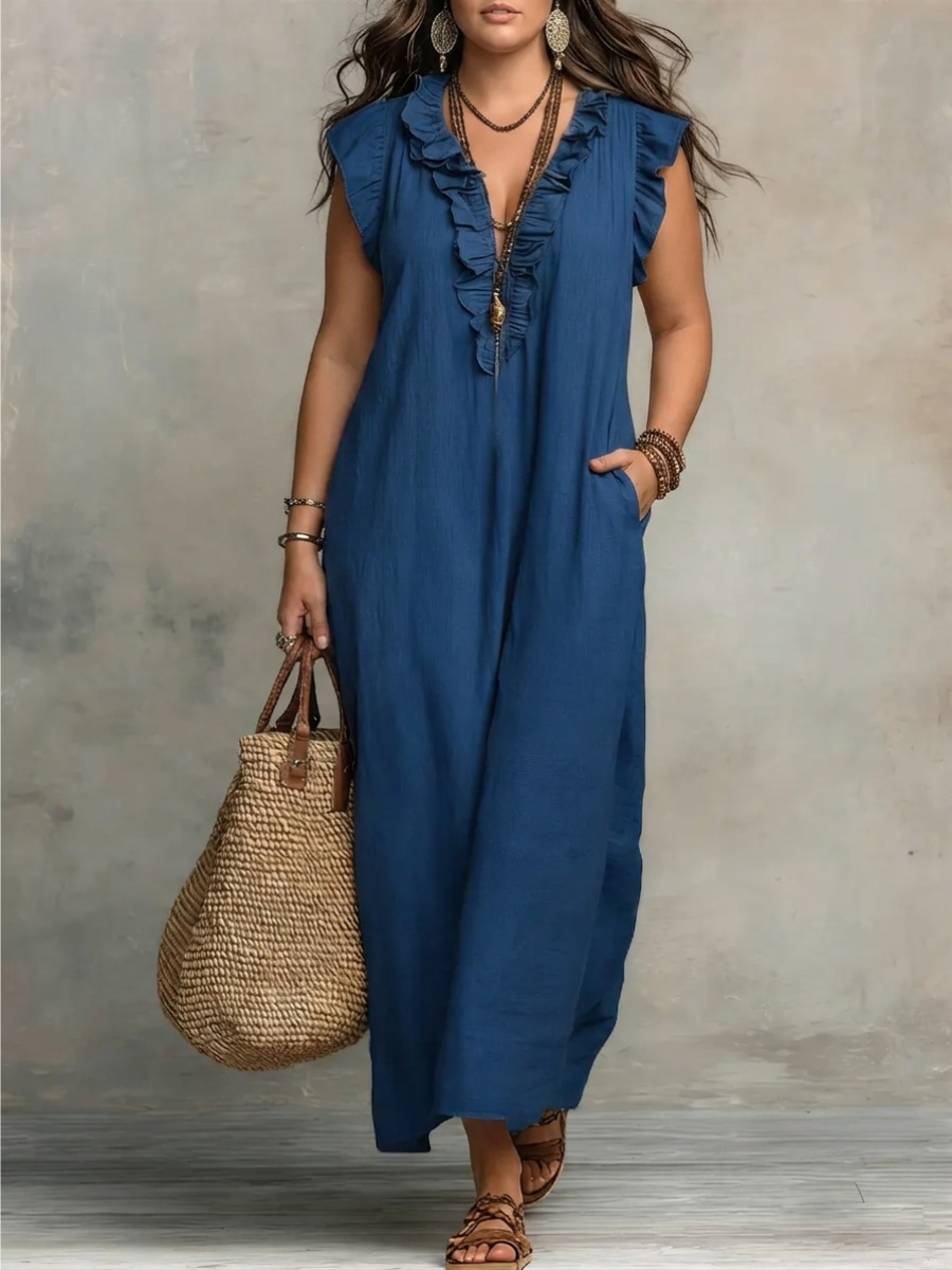 Camellia | Elegantna letnja maxi haljina