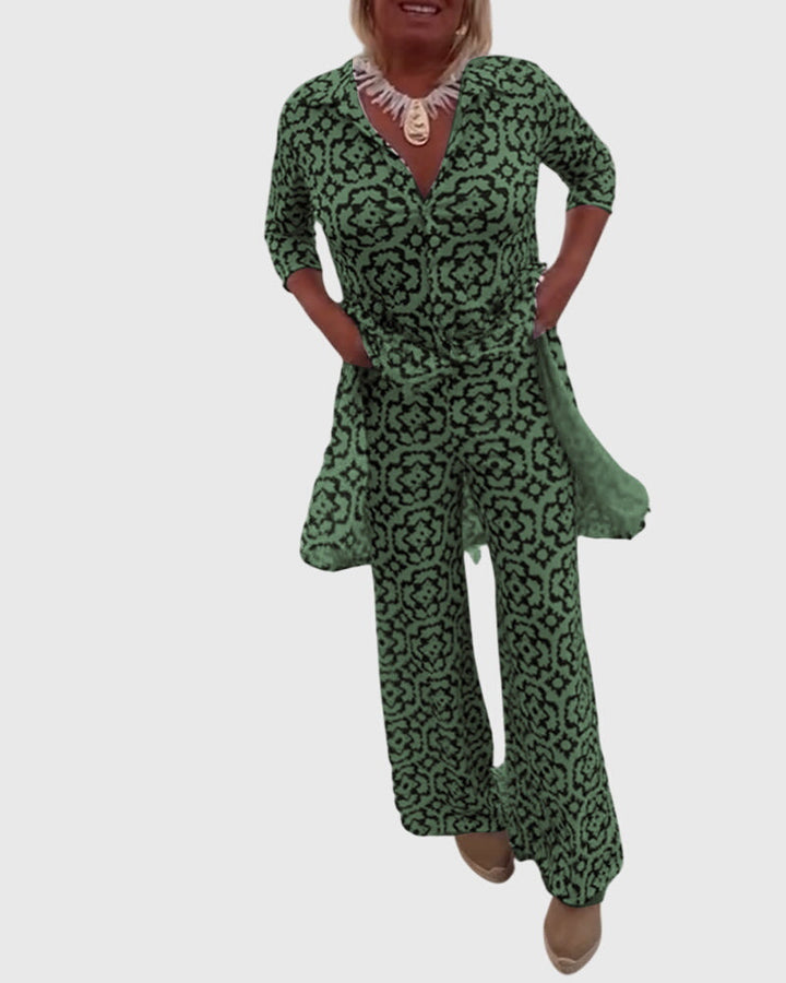 Ines | Elegantna Vintage Dvodelna Komplet