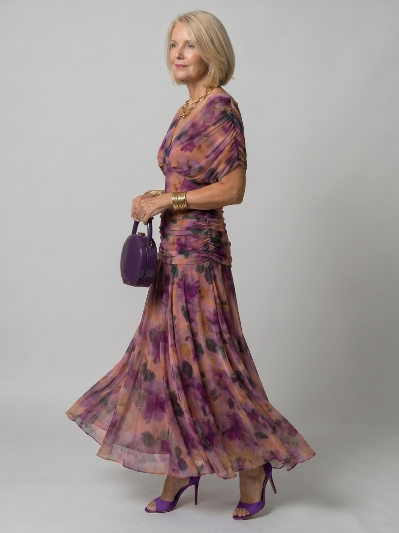 Georgette | Halter Midi Haljina
