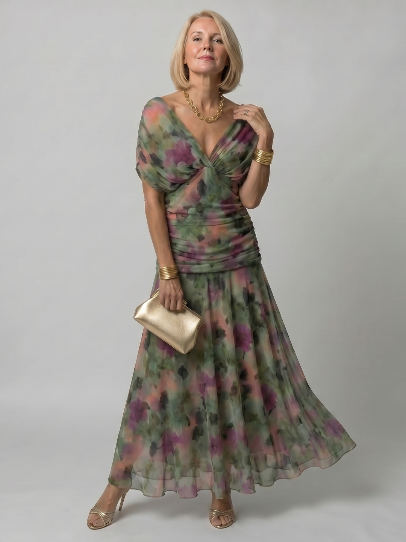 Georgette | Halter Midi Haljina