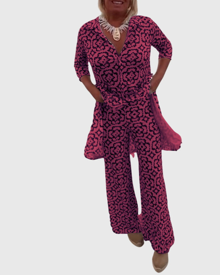 Ines | Elegantna Vintage Dvodelna Komplet