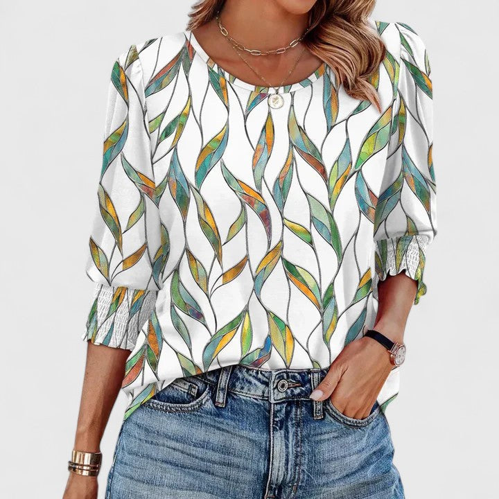 Quintessa | Elegantna Smocked Majica