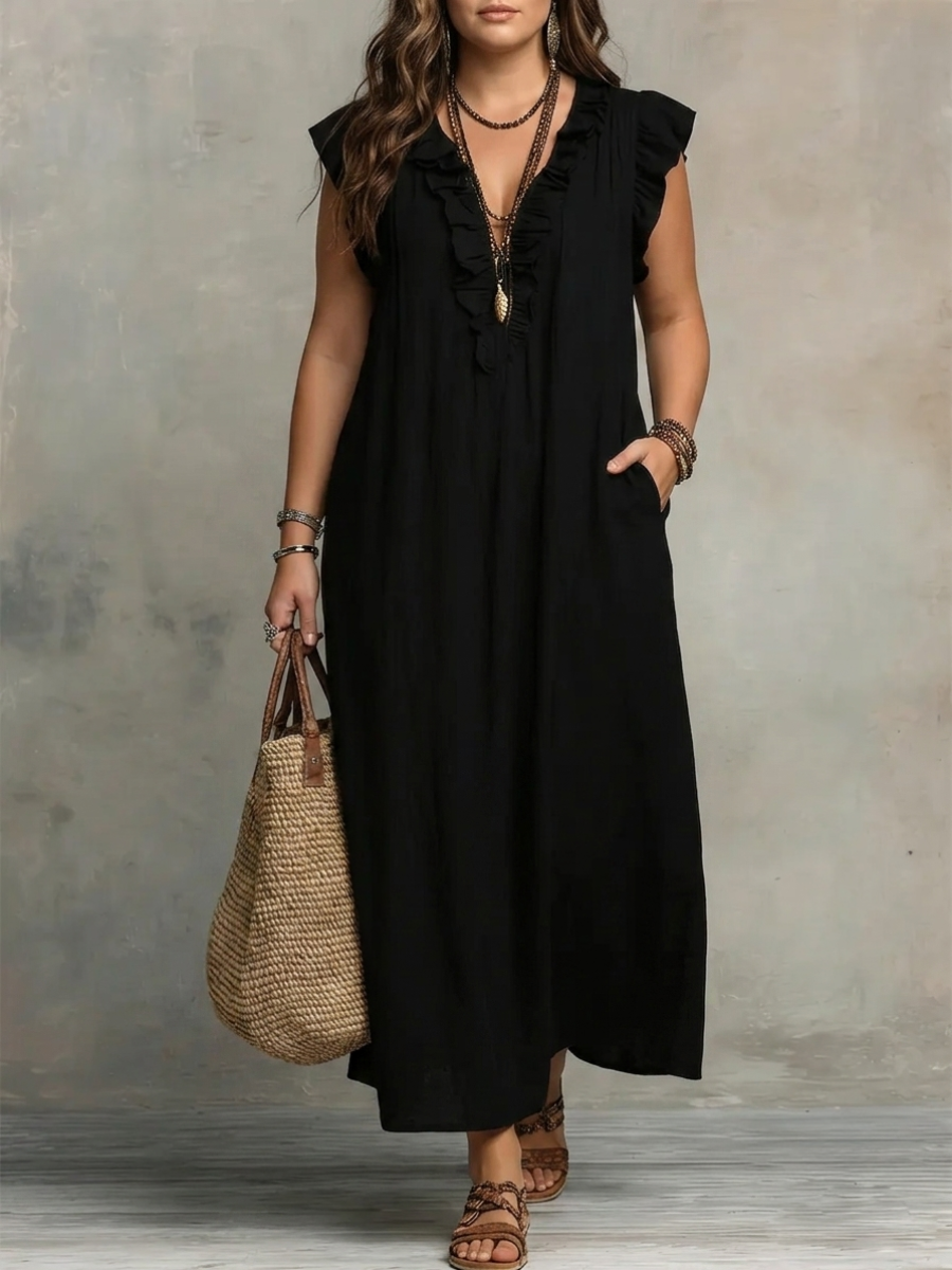 Camellia | Elegantna letnja maxi haljina
