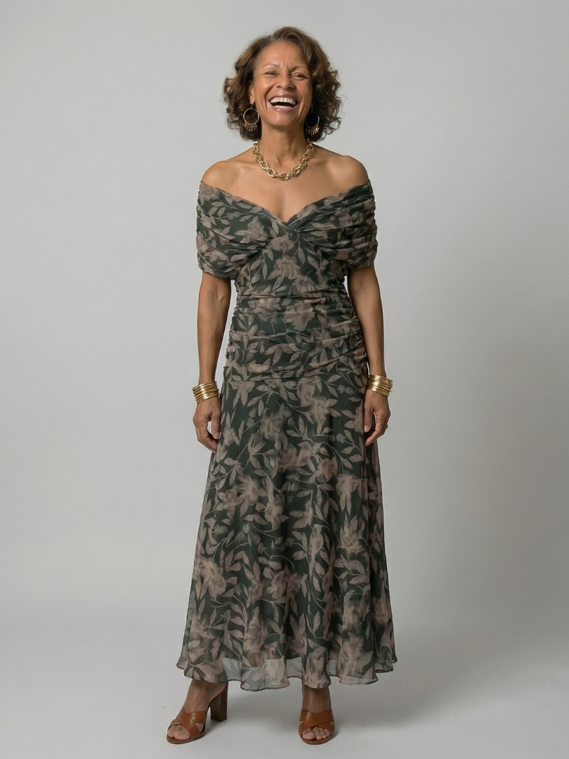 Cecile | Halter Midi Haljina