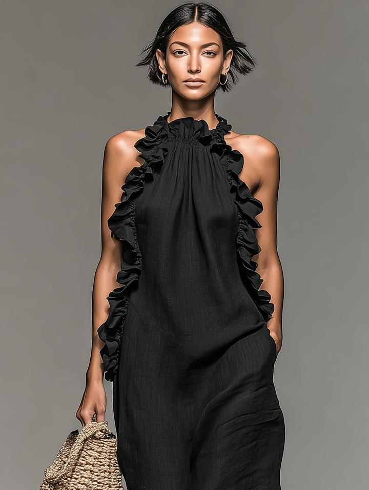 Lua |  Maksikleid sa tečnom siluetom