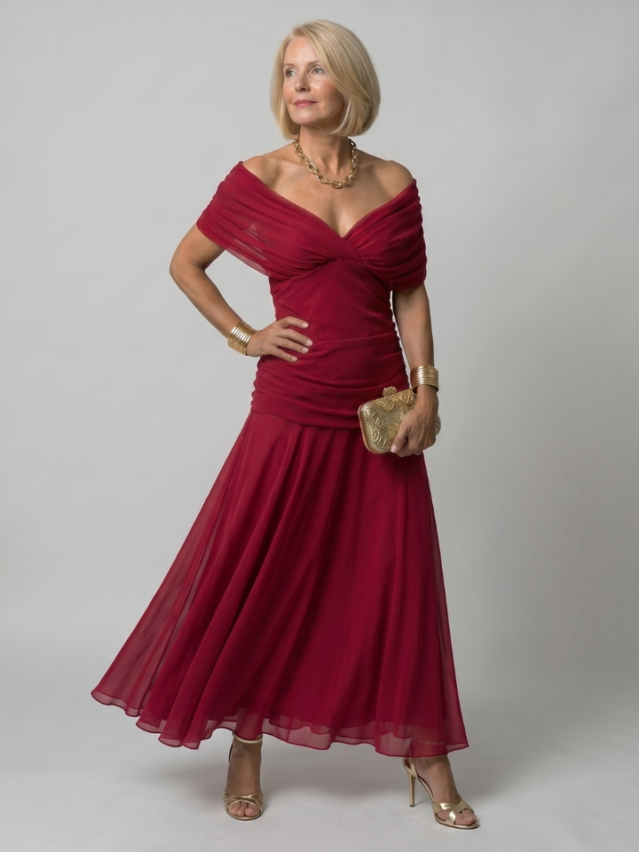 Georgette | Halter Midi Haljina
