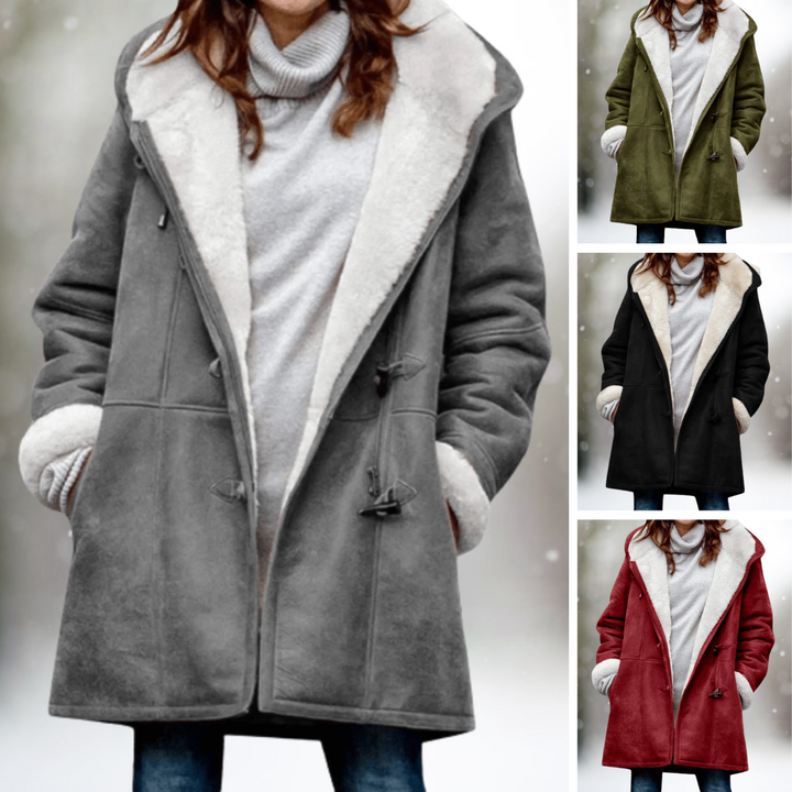 Flavie | Topla Suede Fleece Jakna za Jesen