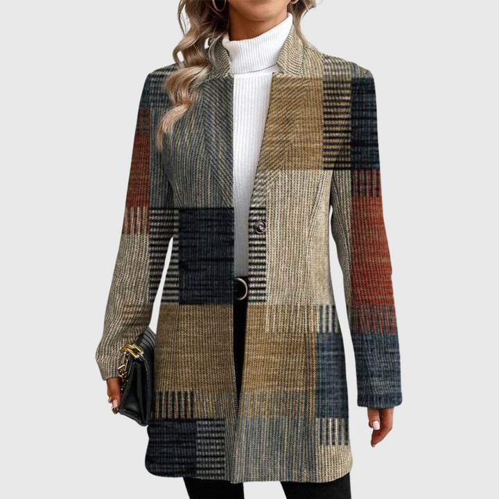 Leila | Elegantni Blazer sa Uzorkom