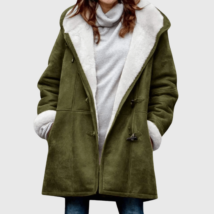 Flavie | Topla Suede Fleece Jakna za Jesen
