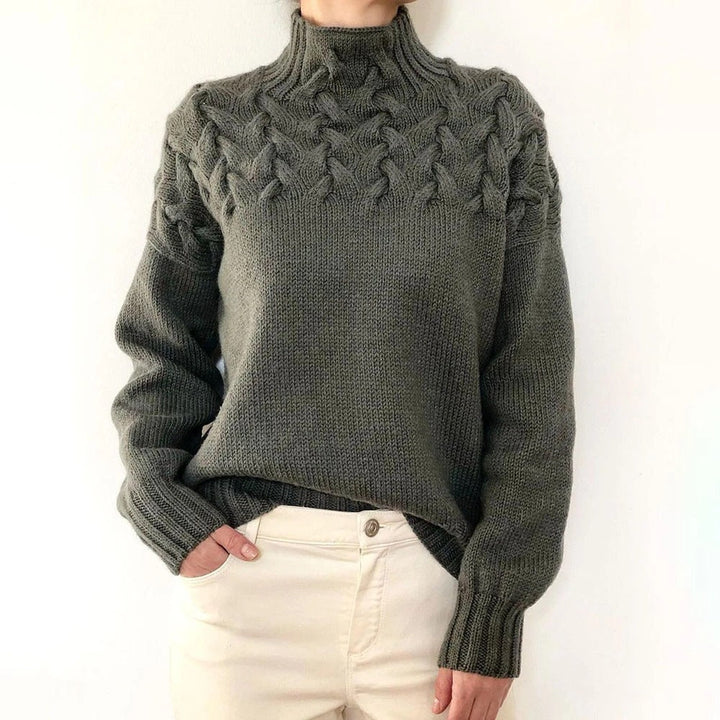 Delphine | Topla pletena rolka