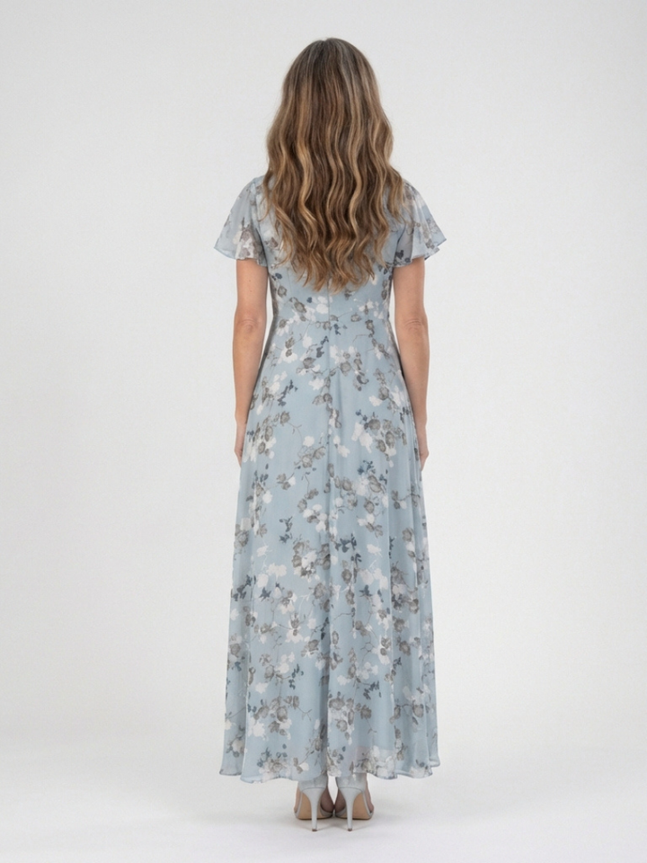 Mirabelle | Cvjetna Chiffon Maxi Haljina
