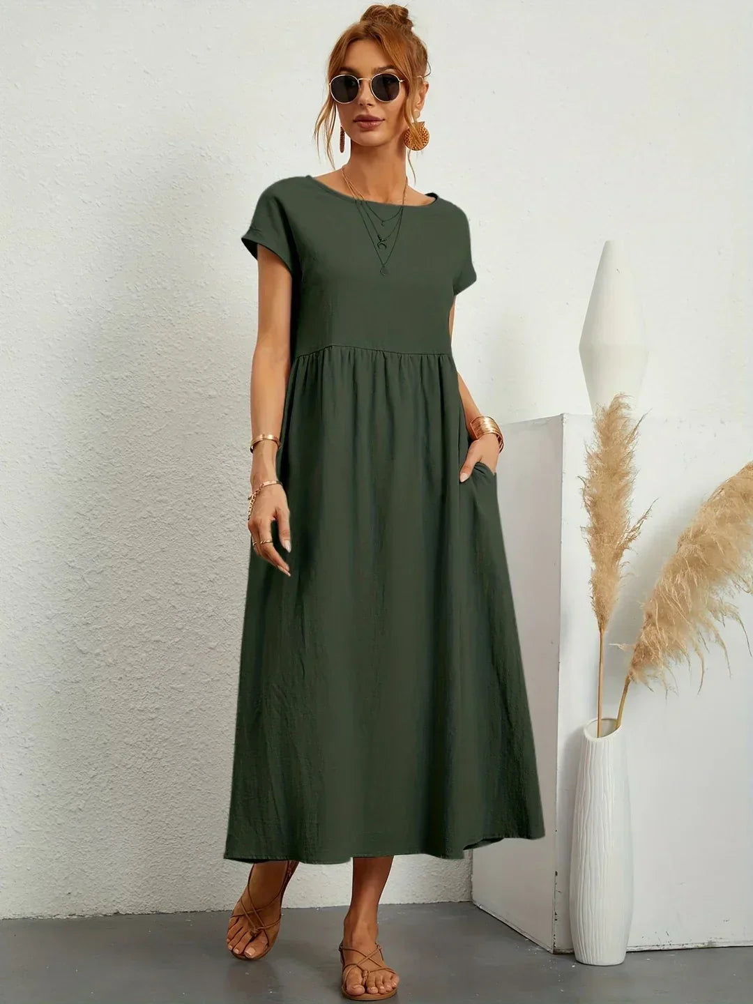Milena  Midi haljina tečne elegancije
