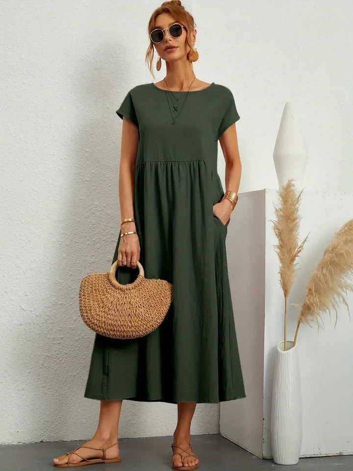 Milena  Midi haljina tečne elegancije