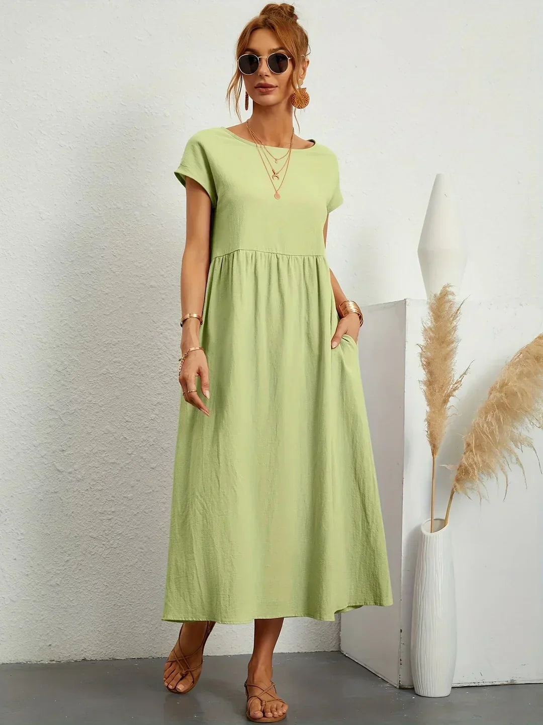 Milena  Midi haljina tečne elegancije