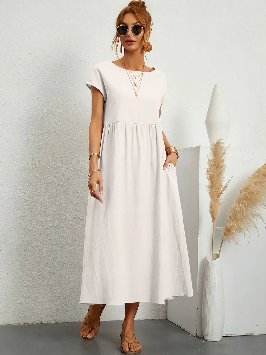 Milena  Midi haljina tečne elegancije