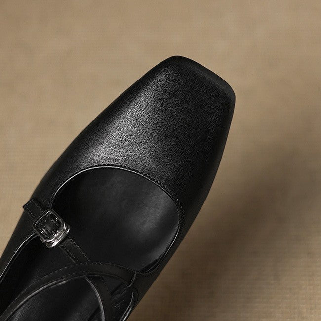 Jocelyne Kožne Kitten Heels