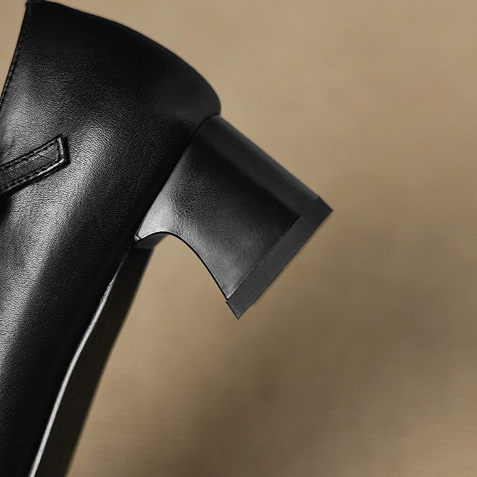 Jocelyne Kožne Kitten Heels
