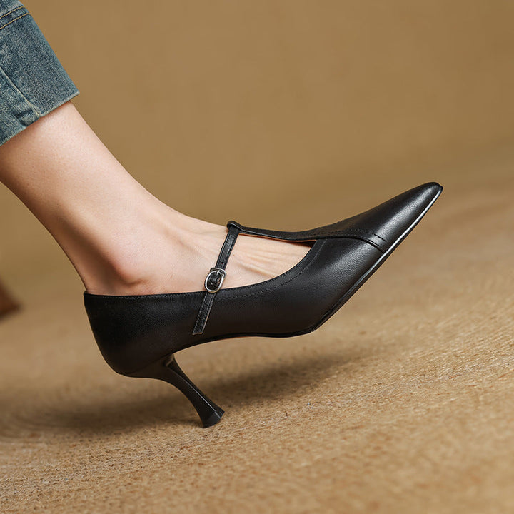 Constance Kožne T-strap Cipele